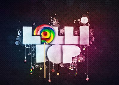 lollipops, digital art - random desktop wallpaper