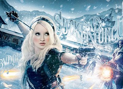 blondes, women, Emily Browning, Sucker Punch, Baby Doll - related desktop wallpaper