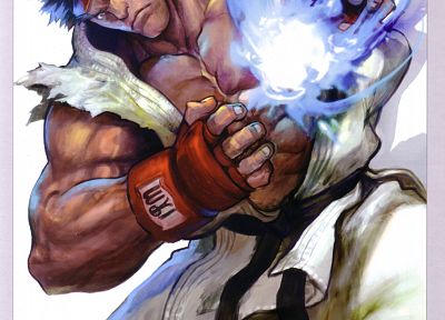 video games, Street Fighter, Ryu, artbook - desktop wallpaper