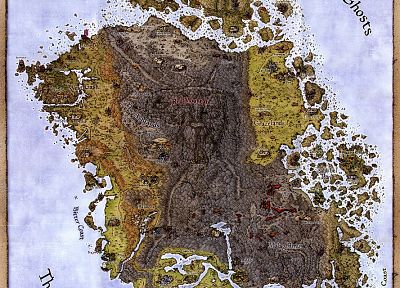 maps, The Elder Scrolls III: Morrowind - random desktop wallpaper