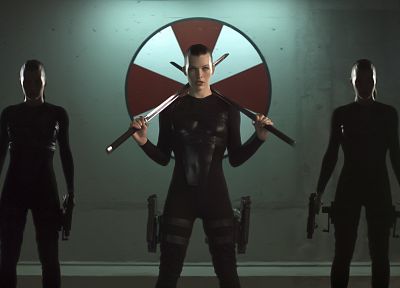 movies, actress, Resident Evil, Umbrella Corp., Milla Jovovich - random desktop wallpaper