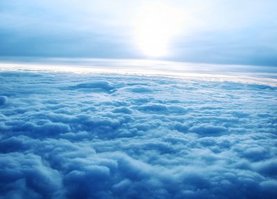 clouds, Sun, horizon, atmosphere, skyscapes - random desktop wallpaper
