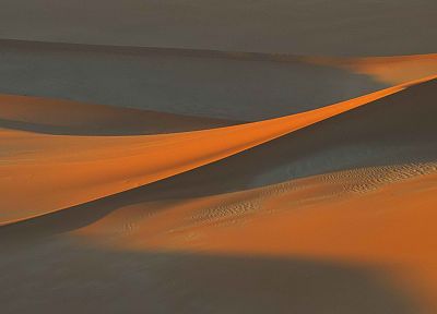 sand, deserts, shadows, Namibia, Africa - random desktop wallpaper