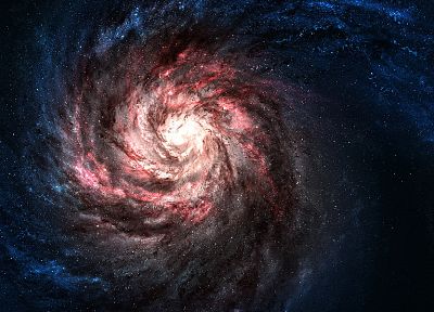 outer space, galaxies, DeviantART - desktop wallpaper