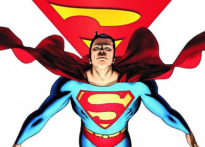 DC Comics, comics, Superman, superheroes, simple background - duplicate desktop wallpaper