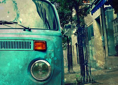 vintage, cars, vehicles, Volkswagen, Volkswagen Transporter - desktop wallpaper