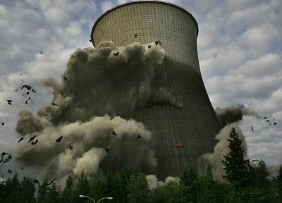 explosions, nuclear, demolitions - random desktop wallpaper