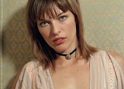 actress, Milla Jovovich - desktop wallpaper