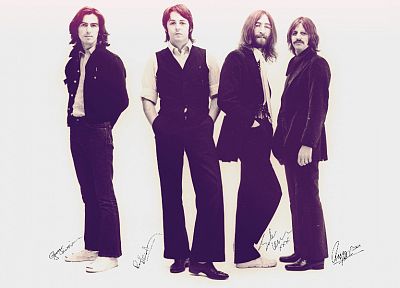 The Beatles, John Lennon, George Harrison, Ringo Starr, Paul McCartney - duplicate desktop wallpaper