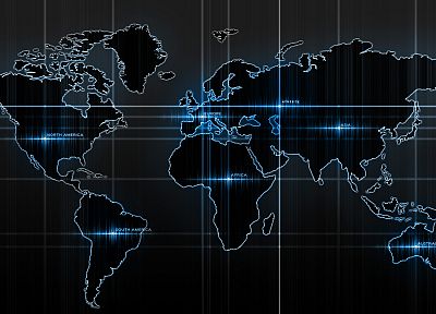 world map - random desktop wallpaper