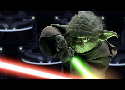Star Wars, Yoda - duplicate desktop wallpaper