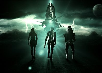 horizon, Mass Effect, Kasumi Goto, Garrus Vakarian, Commander Shepard - random desktop wallpaper