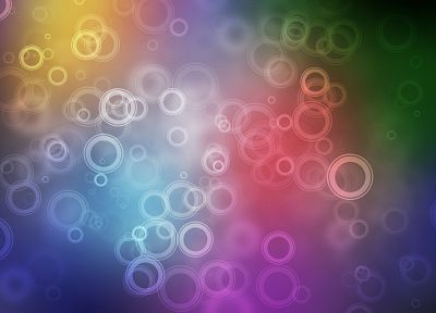 abstract, multicolor, bubbles - desktop wallpaper