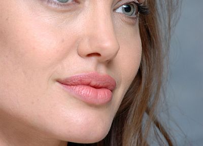 Angelina Jolie, faces - duplicate desktop wallpaper