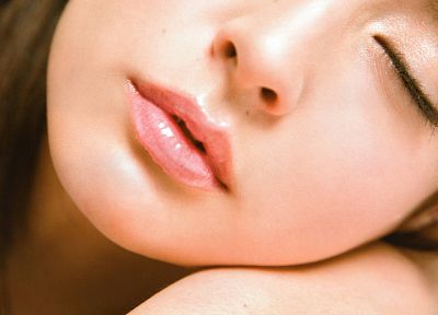 women, close-up, eyes, Leah Dizon, models, Japanese, Asians - random desktop wallpaper