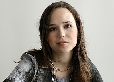 brunettes, women, Ellen Page - duplicate desktop wallpaper
