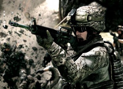 guns, Battlefield 3 - random desktop wallpaper