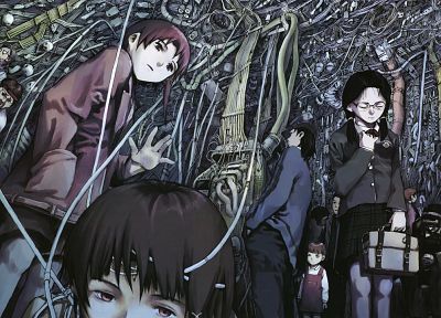 Serial Experiments Lain, technology, Iwakura Lain, anime - related desktop wallpaper