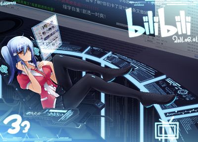 science fiction, anime, anime girls - duplicate desktop wallpaper