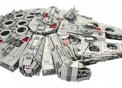 Star Wars, Millennium Falcon, Legos - random desktop wallpaper
