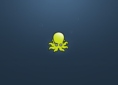 tentacles, octopuses, blue background - random desktop wallpaper
