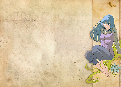 Naruto: Shippuden, blue hair, Hyuuga Hinata - duplicate desktop wallpaper