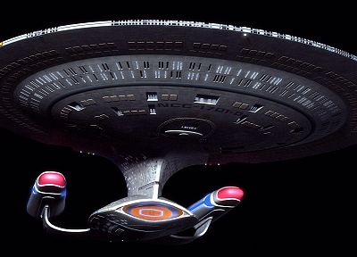 outer space, Star Trek, USS Enterprise, Star Trek The Next Generation - desktop wallpaper