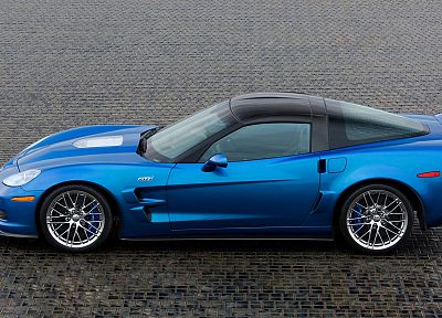 cars, Chevrolet, vehicles, Chevrolet Corvette, Chevrolet Corvette ZR1, blue cars - desktop wallpaper