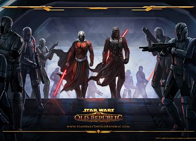 Star Wars, lightsabers, Sith, Star Wars: The Old Republic, Darth Revan, Knights of the Old Republic, Darth Malak - desktop wallpaper