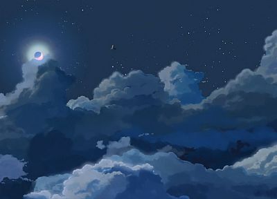 night, Makoto Shinkai, 5 Centimeters Per Second - random desktop wallpaper