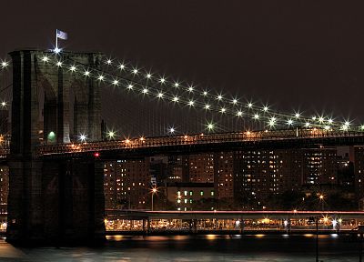 cityscapes, bridges, urban, buildings, New York City - random desktop wallpaper