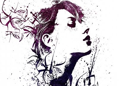 Scarlett Johansson, actress, artwork, Alex Cherry - desktop wallpaper