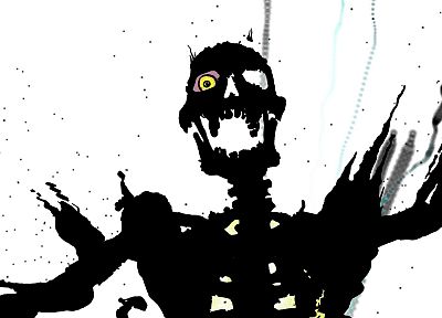 Watchmen, skeletons, Jon Osterman, graphic novel - random desktop wallpaper