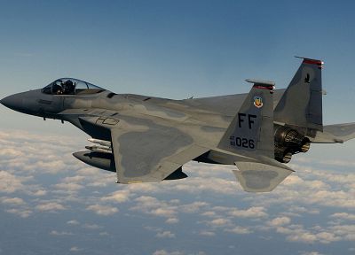 aircraft, military, eagles, F-15 Eagle, fighters - desktop wallpaper