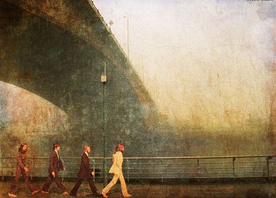 paintings, The Beatles - desktop wallpaper
