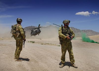 army, men, CH-47 Chinook, Australian Military - random desktop wallpaper