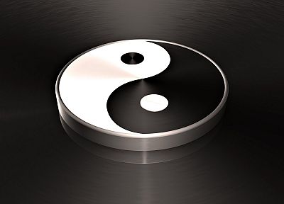 yin yang - duplicate desktop wallpaper