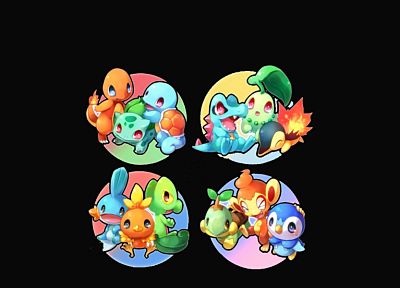 Pokemon, simple background - duplicate desktop wallpaper