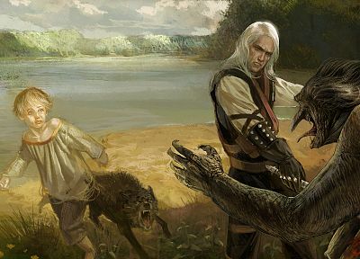 The Witcher, Geralt of Rivia, Alvin - desktop wallpaper