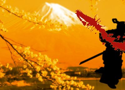 samurai, duel - desktop wallpaper