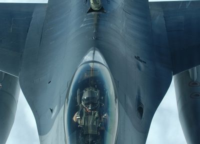 aircraft, military, F-16 Fighting Falcon - random desktop wallpaper