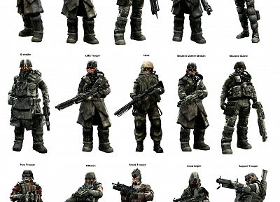 soldiers, weapons, Killzone, Killzone 2 - random desktop wallpaper