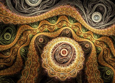 abstract, fractals, digital art - duplicate desktop wallpaper