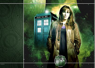 TARDIS, Doctor Who, Catherine Tate, Donna Noble - random desktop wallpaper