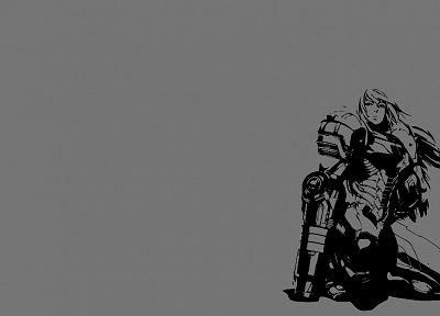 Metroid, women, video games, Samus Aran, artwork, simple background - related desktop wallpaper