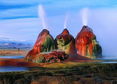 multicolor, fly, Nevada, Black Rock desert - duplicate desktop wallpaper