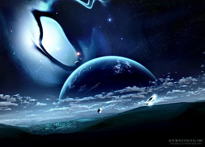 outer space, planets, nebulae, die, JoeJesus, Josef Barton - desktop wallpaper