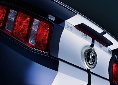 close-up, cars, Ford, muscle cars, back view, vehicles, Ford Mustang, Ford Shelby, low-angle shot, taillights - related desktop wallpaper