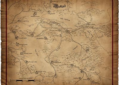 Warhammer, maps, role play - desktop wallpaper