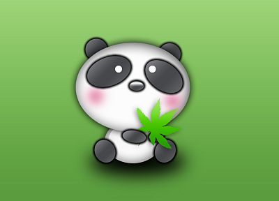 panda bears, artwork - desktop wallpaper
